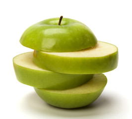 sliced apple