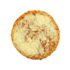 Small cooked cheese pizza