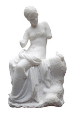 Ancient marble statue of a nude woman