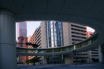 Fotobehang Houston downtown city urban buildings © lunamarina