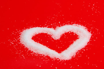 Herz aus Zucker - heart from sugar 06