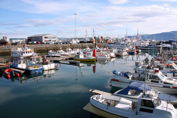 Fototapeta na wymiar Reykjavik port