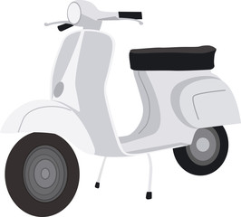 Naklejka premium Graue scooter II