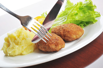 roasted cutlets