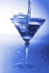 water in  glass