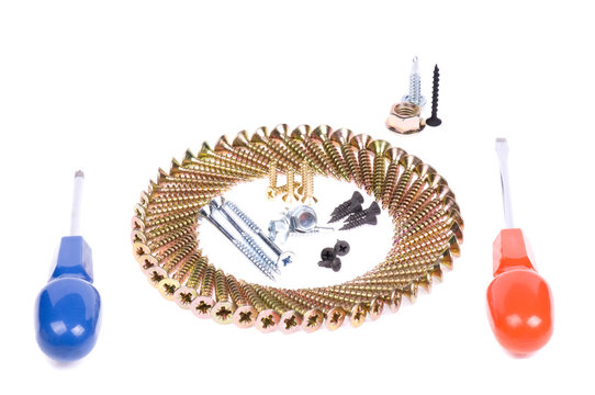 Place setting - screws instead of a meal