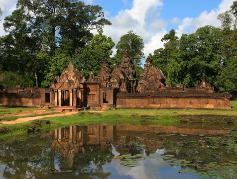 Banteay Srei Temple. Angkor. Siem Reap, Cambodia.