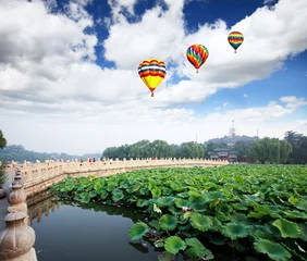 Meubelstickers The Beihai Park near Forbidden City Beijing © Gary