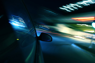 Obraz na płótnie Canvas abstract speed drive