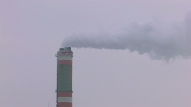 HD tower of coal burning power station
