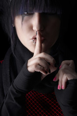 Depression of the young girl