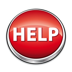 Red help button concept