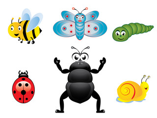 Happy insects