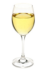 White wine in glass © Elenathewise