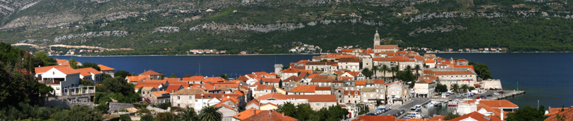 Obraz premium adriatic town korcula