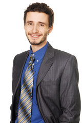 Young handsome businessman