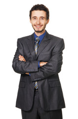 Young handsome businessman