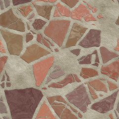 Broken mosaic background texture