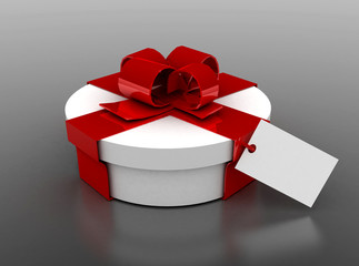gift with note paper