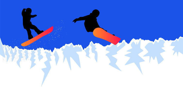 Snowboardjump