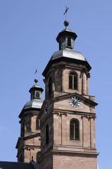 Fototapeta na wymiar Kirche St. Jakobus in Miltenberg