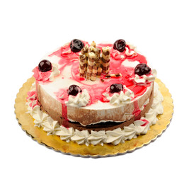 torta semifreddo ai frutti di bosco