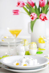 Easter table setting