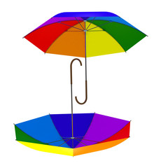 3d rainbow umbrella