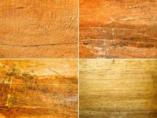 Grungy and scratched wood