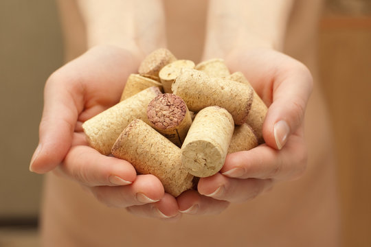 Handfull of corks