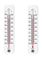 vector illustration of thermometer