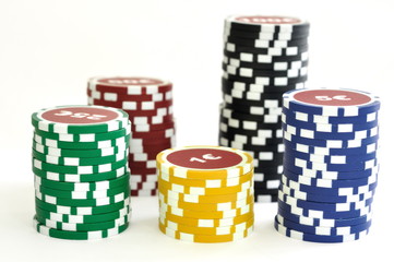 Jetons de poker.