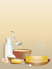 Chandeleur- ingrédients pâte à crêpes