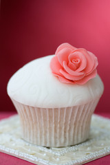Rose cupcake