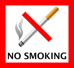 no smoking sign vector illustrated