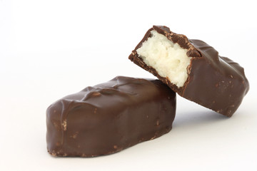 Chocolate covered coconut bar