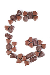letter from chocolates