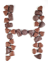 letter from chocolates