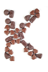 letter from chocolates