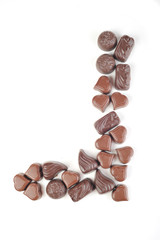 letter from chocolates