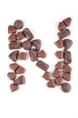 letter from chocolates
