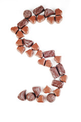 letter from chocolates