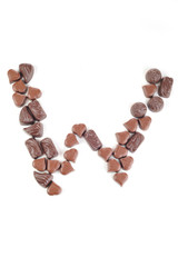 letter from chocolates