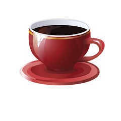 red cup a cafe