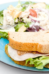 Sandwich and Salad for Lunch