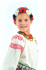 girl in Ukrainian national costume