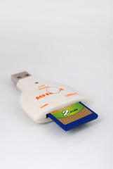 Fototapeta na wymiar card reader