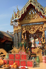 Fototapeta premium Chinese temple, Bangkok, Thailand.