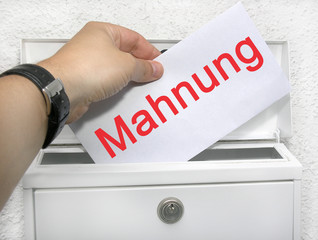 Mahnung