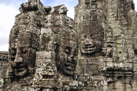 Bayon Temple at Angkor Thom / Kambodia